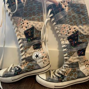 Converse: Patchwork knee- high (RARE)
